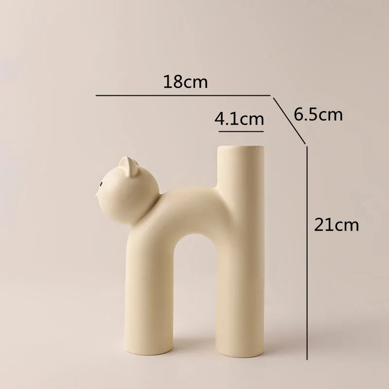 Cute Cat Vase