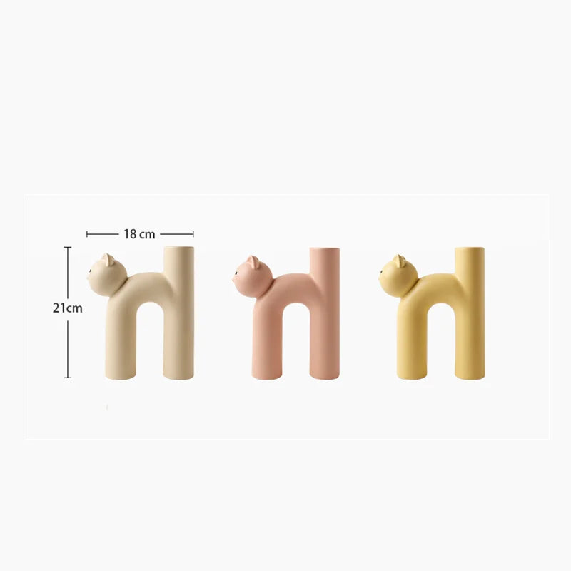 Cute Cat Vase