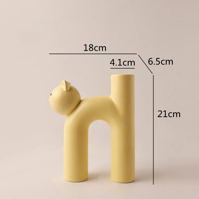 Cute Cat Vase