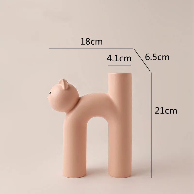 Cute Cat Vase