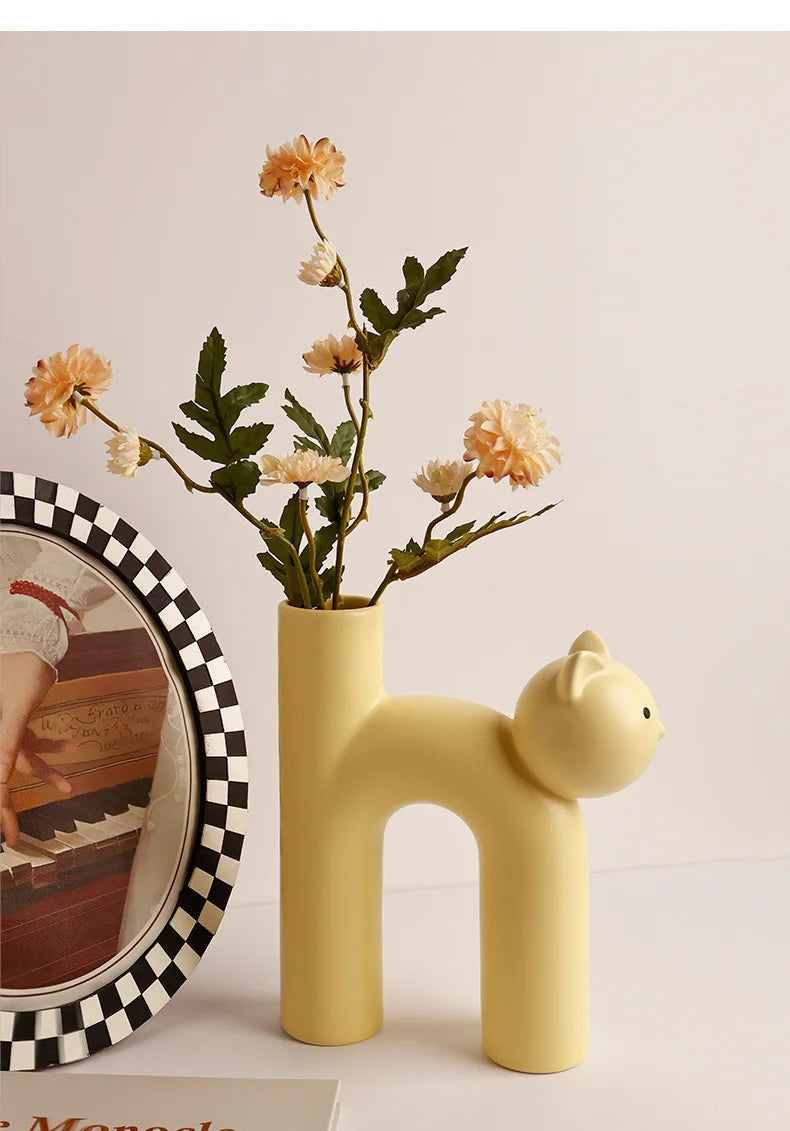 Cute Cat Vase