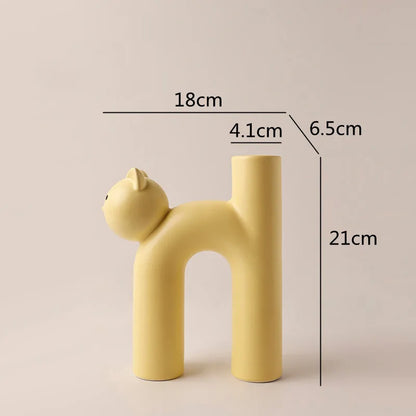 Cute Cat Vase